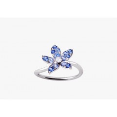 Ring L’essentielle SM WG Diamond Sapphire 049